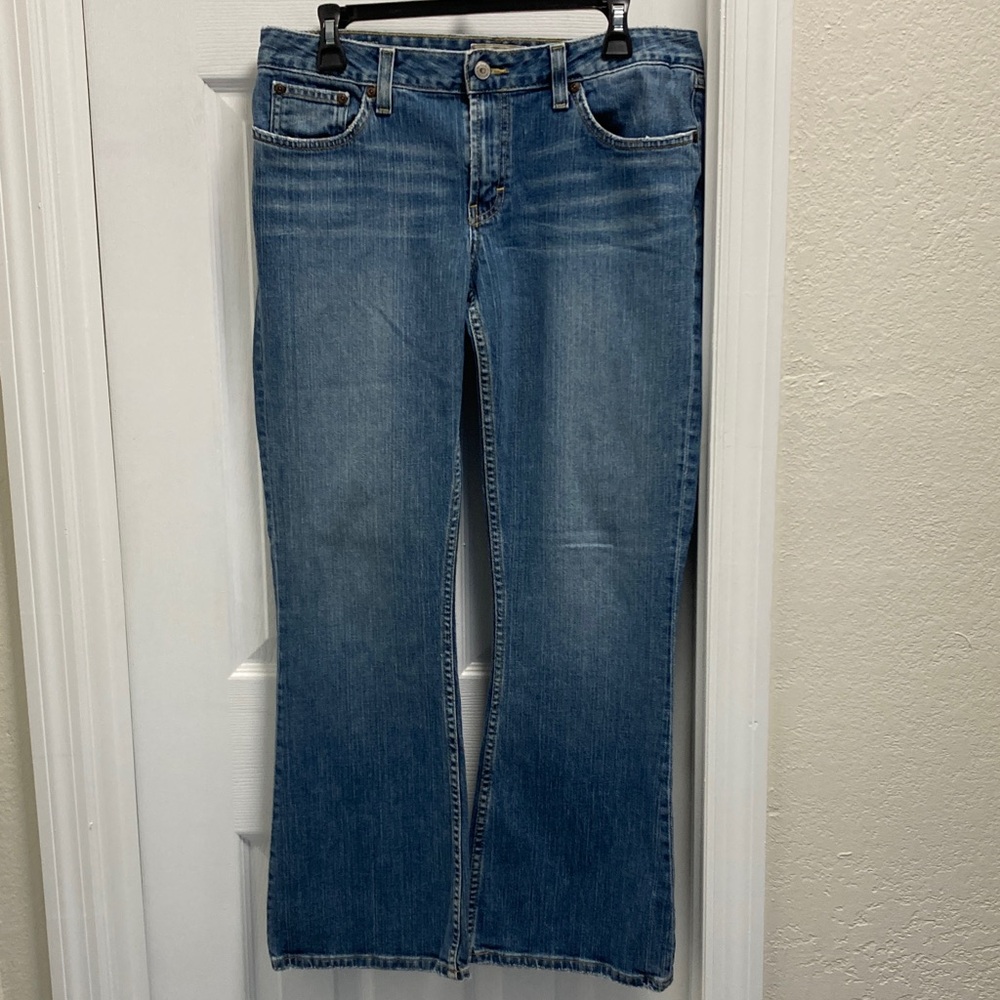 BKE 1967 Harmony Stretch Medium Wash Low-Rise Flare Jeans